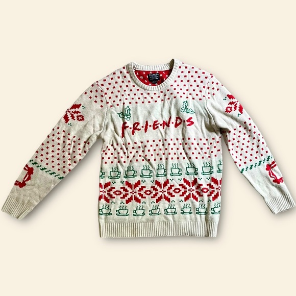 Sweaters - FRIENDS TV SHOW SERIES Ugly Sweater Acrylic UNISEX ADULT's L See Measurements ✅